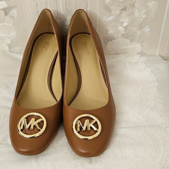 Michael Kors Logo Block Heels New